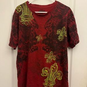 MMA Elite Red, Green and Black Graphic Tee